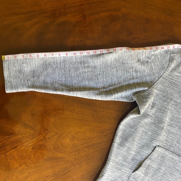 All In Motion sweatshirt pullover long sleeve mock neck Gray White XXL - Picture 7 of 13